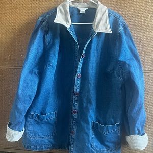 Vintage C.J. Banks denim chore coat